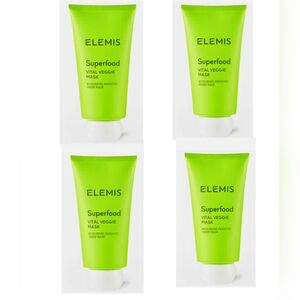 4 Pack Elemis Superfood Vital Veggie Mask NIB 2.5 oz.